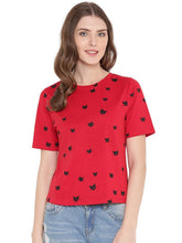 Load image into Gallery viewer, Round Neck Printed T-Shirt