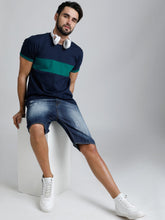 Load image into Gallery viewer, Copy of Men Colourblocked Round Neck T-shirt