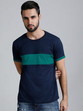 Load image into Gallery viewer, Copy of Men Colourblocked Round Neck T-shirt