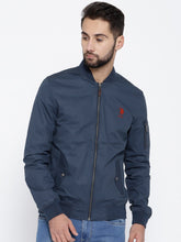 Load image into Gallery viewer, U.S. Polo Assn. Men Navy Solid Bomber Jacket